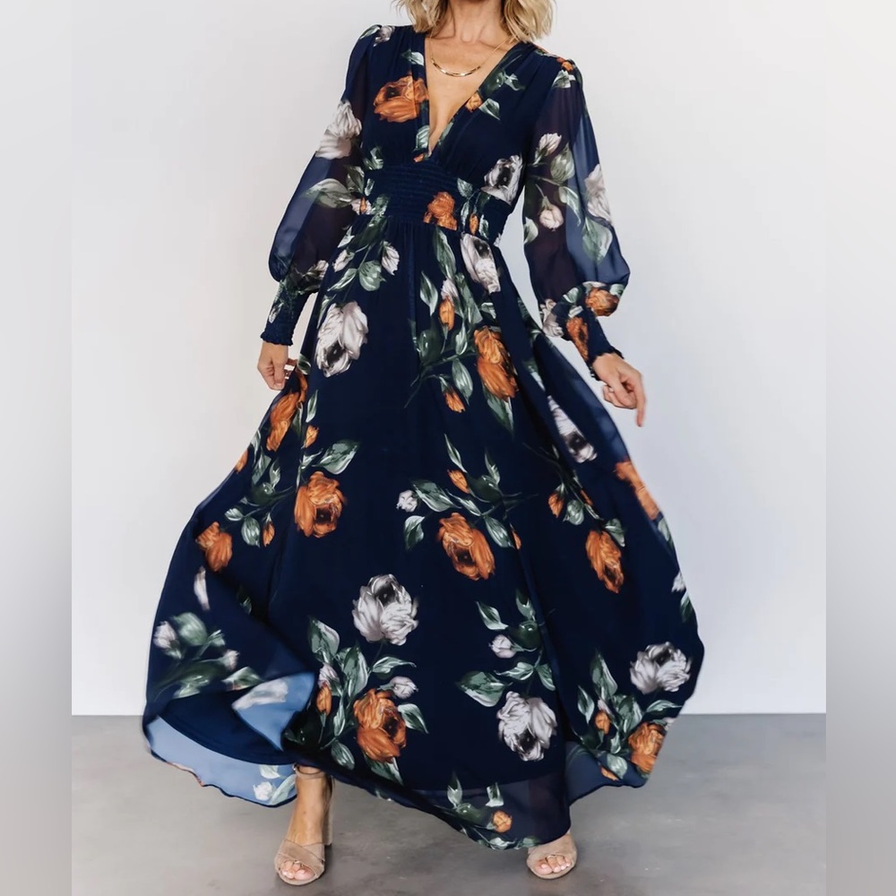 Like new- worn once for photos- Baltic Born Olivia Maxi Dress Size Small